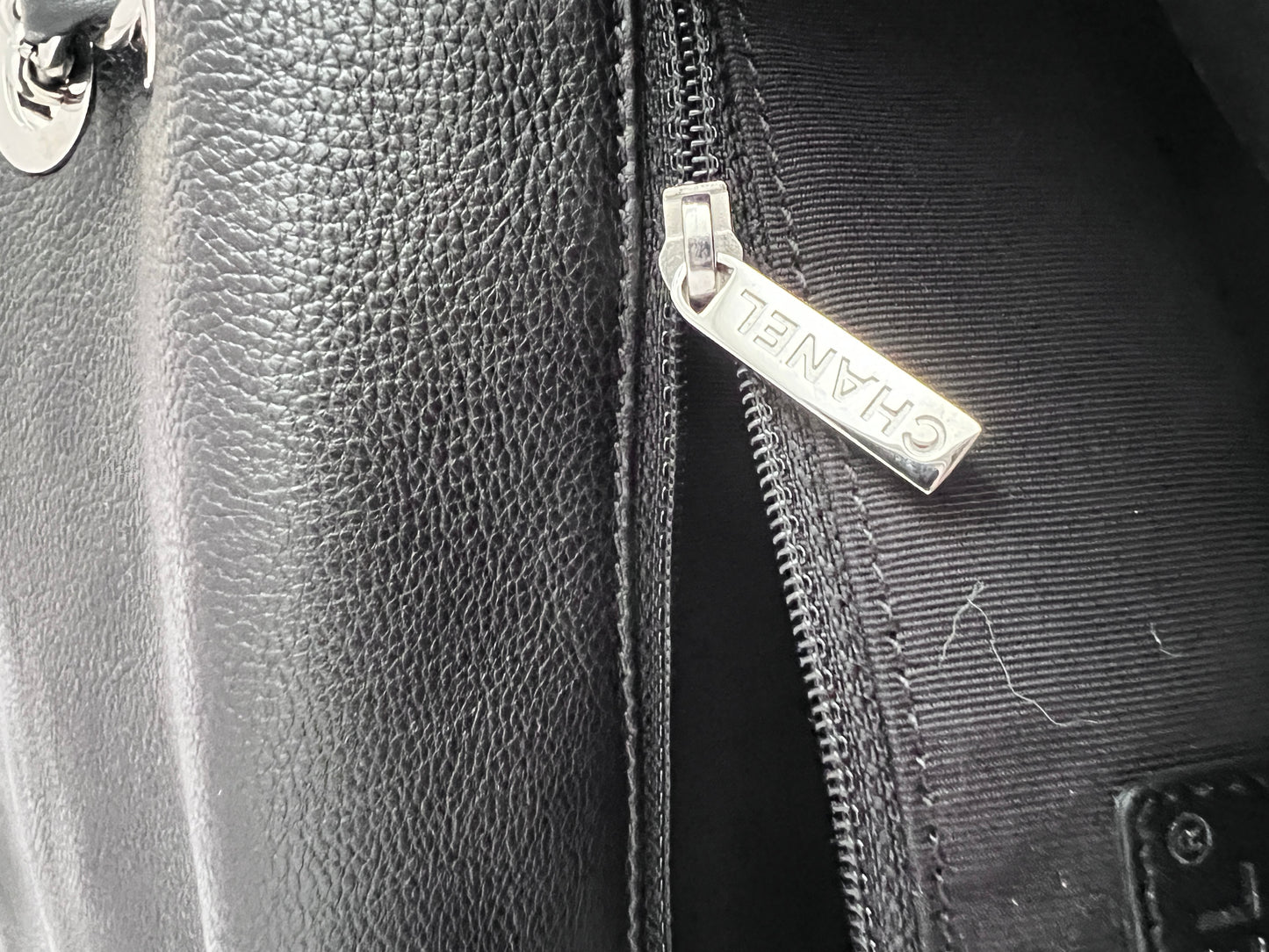 Chanel Stud Wars CC Flap Bag Chevron Calskin