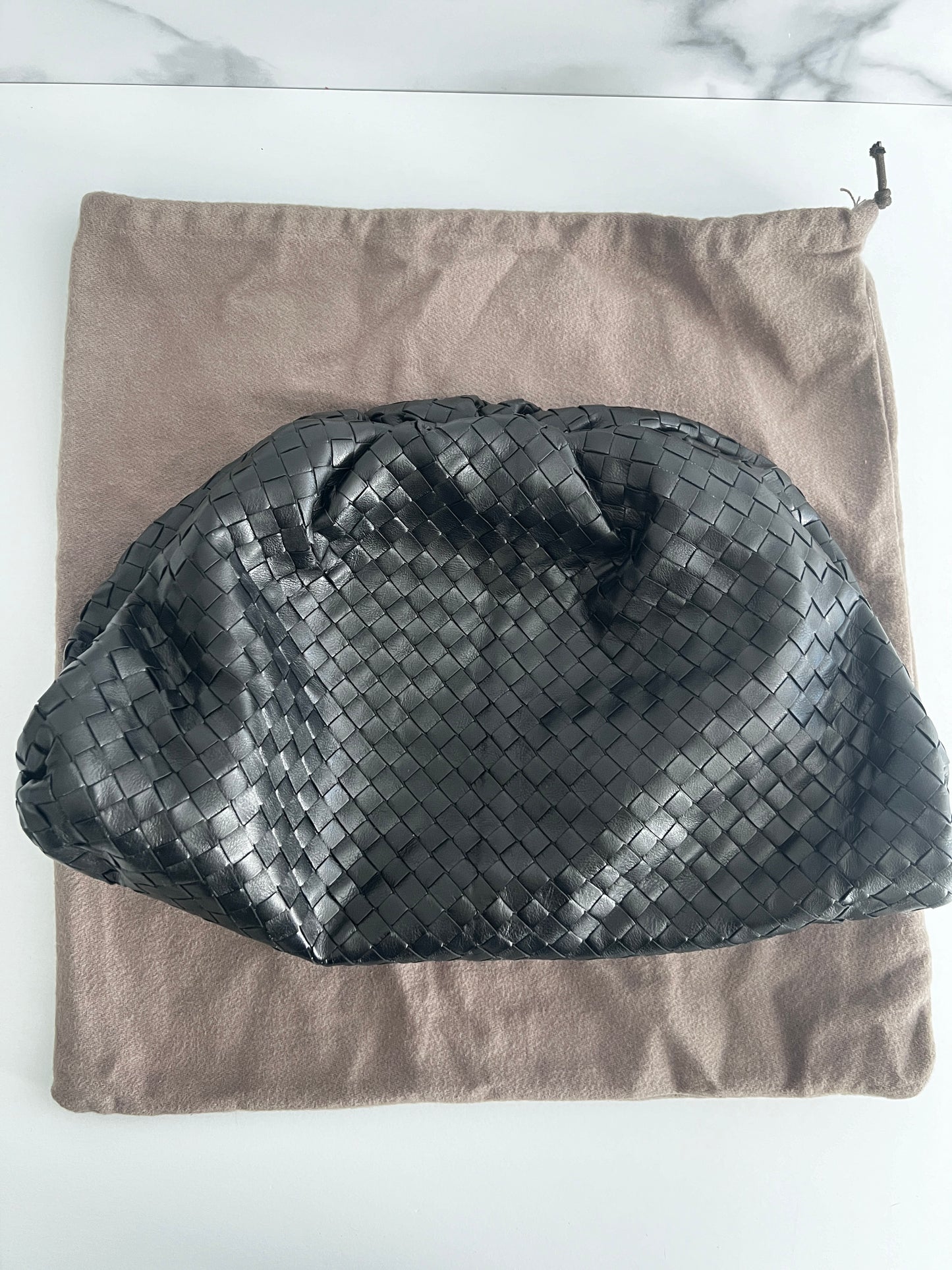 Bottega Veneta Black intrecciato pouch