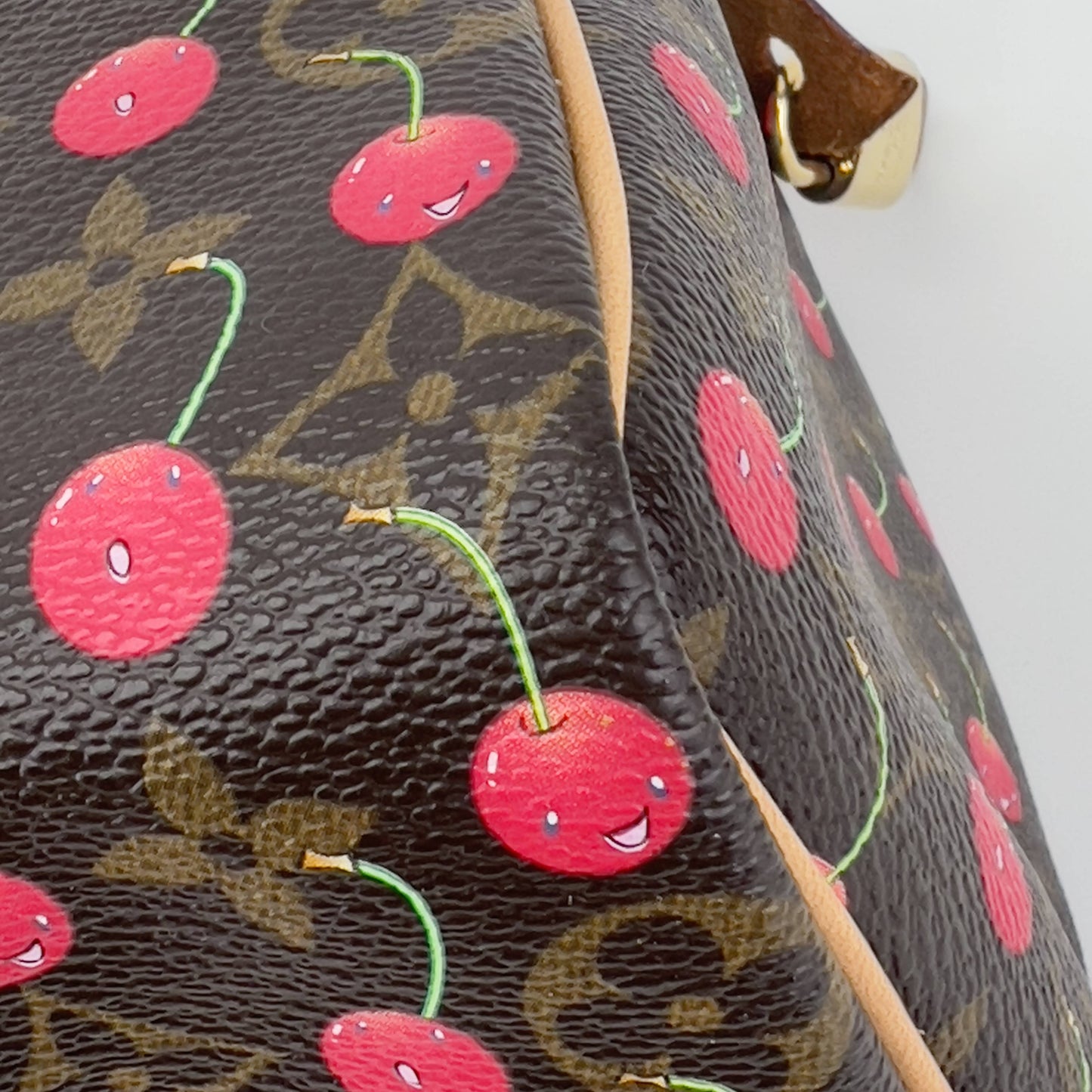Vintage Louis Vuitton Monogram Cherries Speedy 25