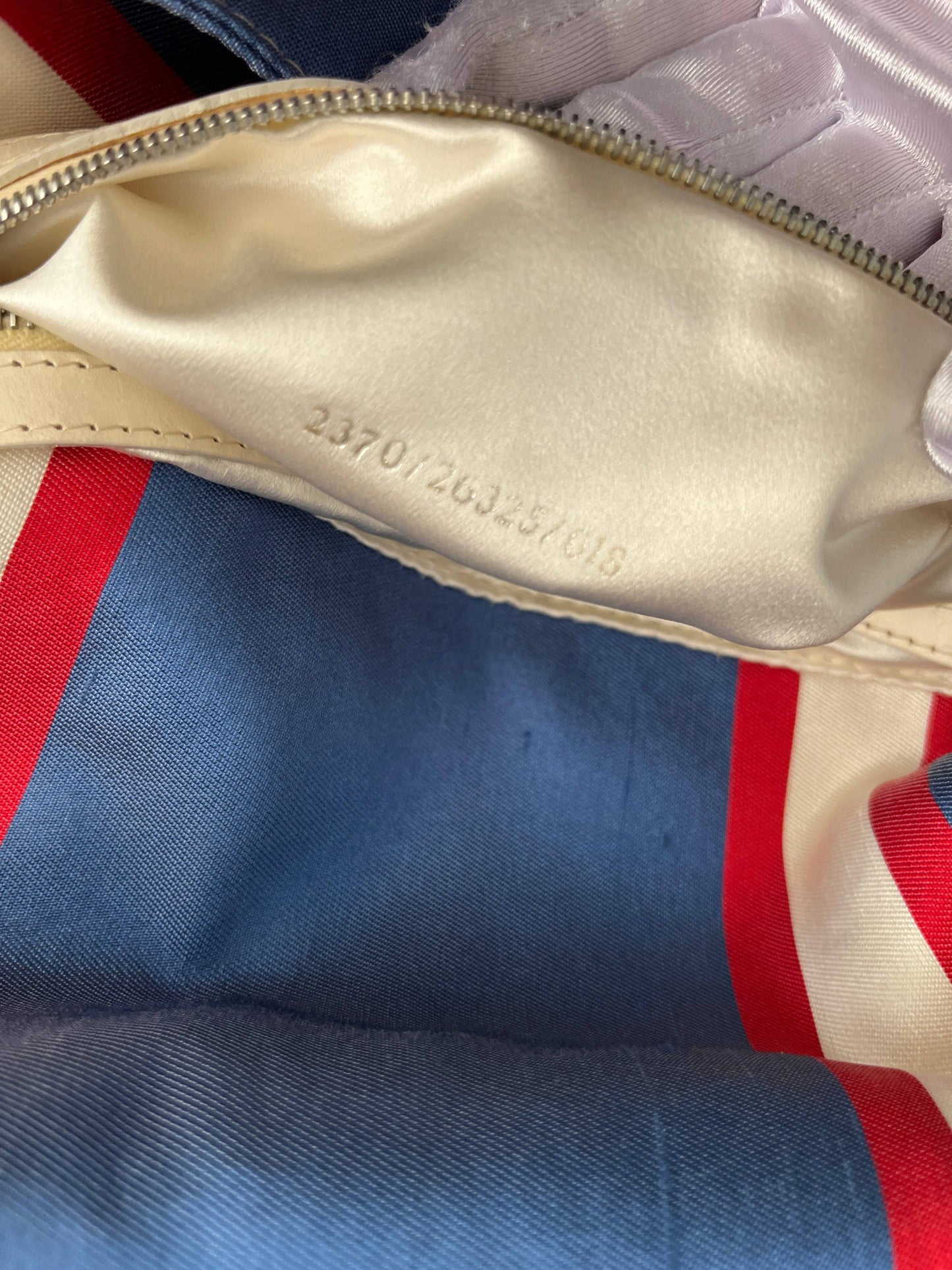 Vintage Fendi baguette Mamma insect stripes multicolor shoulder bag