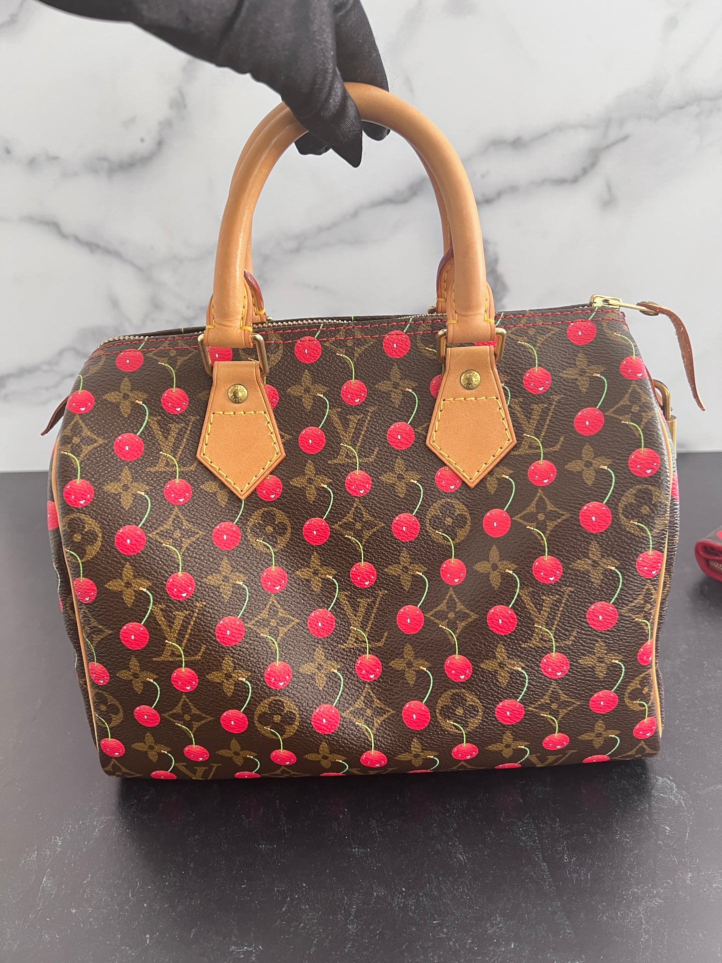 Louis Vuitton Takashi Murakami Cerises Cherry Speedy 25