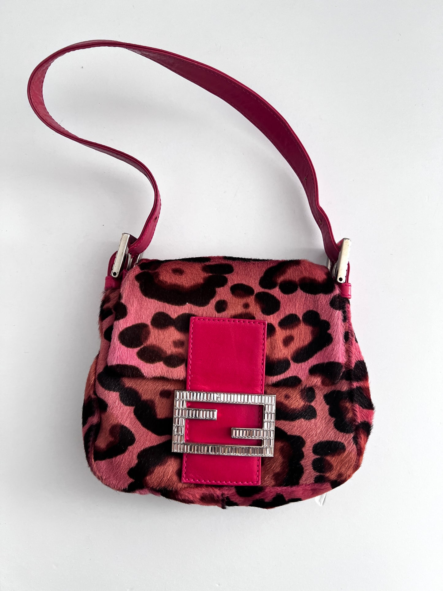 Fendi Cheetah pony hair mini bag