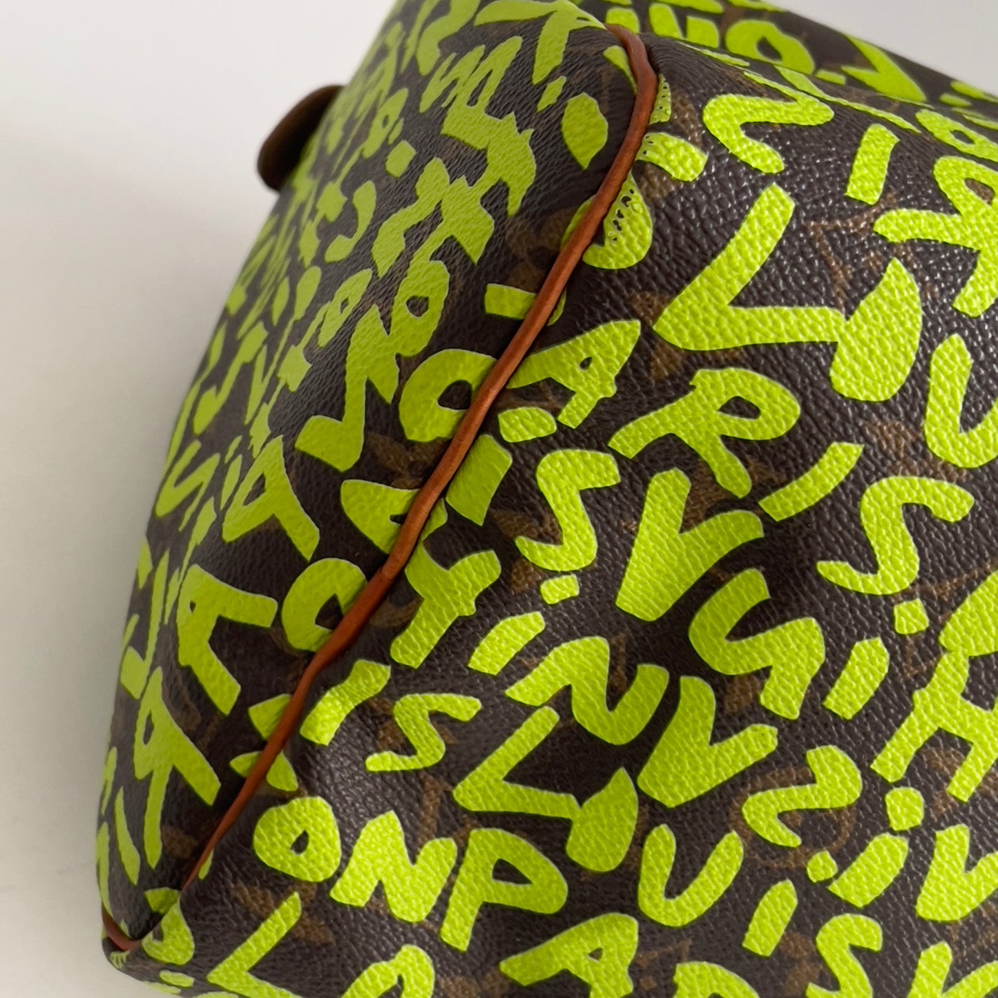 Louis Vuitton Monogram Green Graffiti Speedy 30