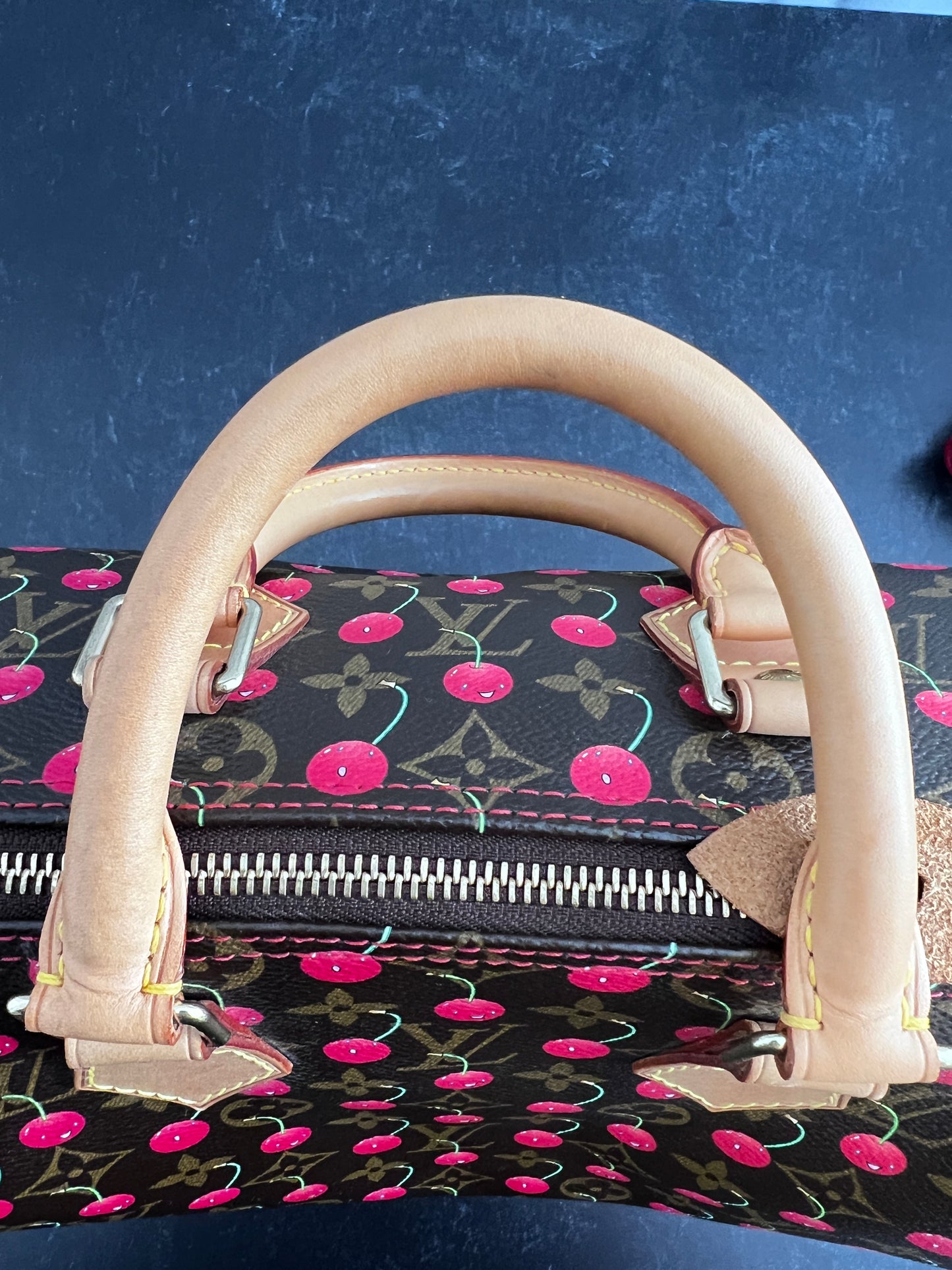 Louis Vuitton Takashi Murakami Cerises Cherry Speedy 25
