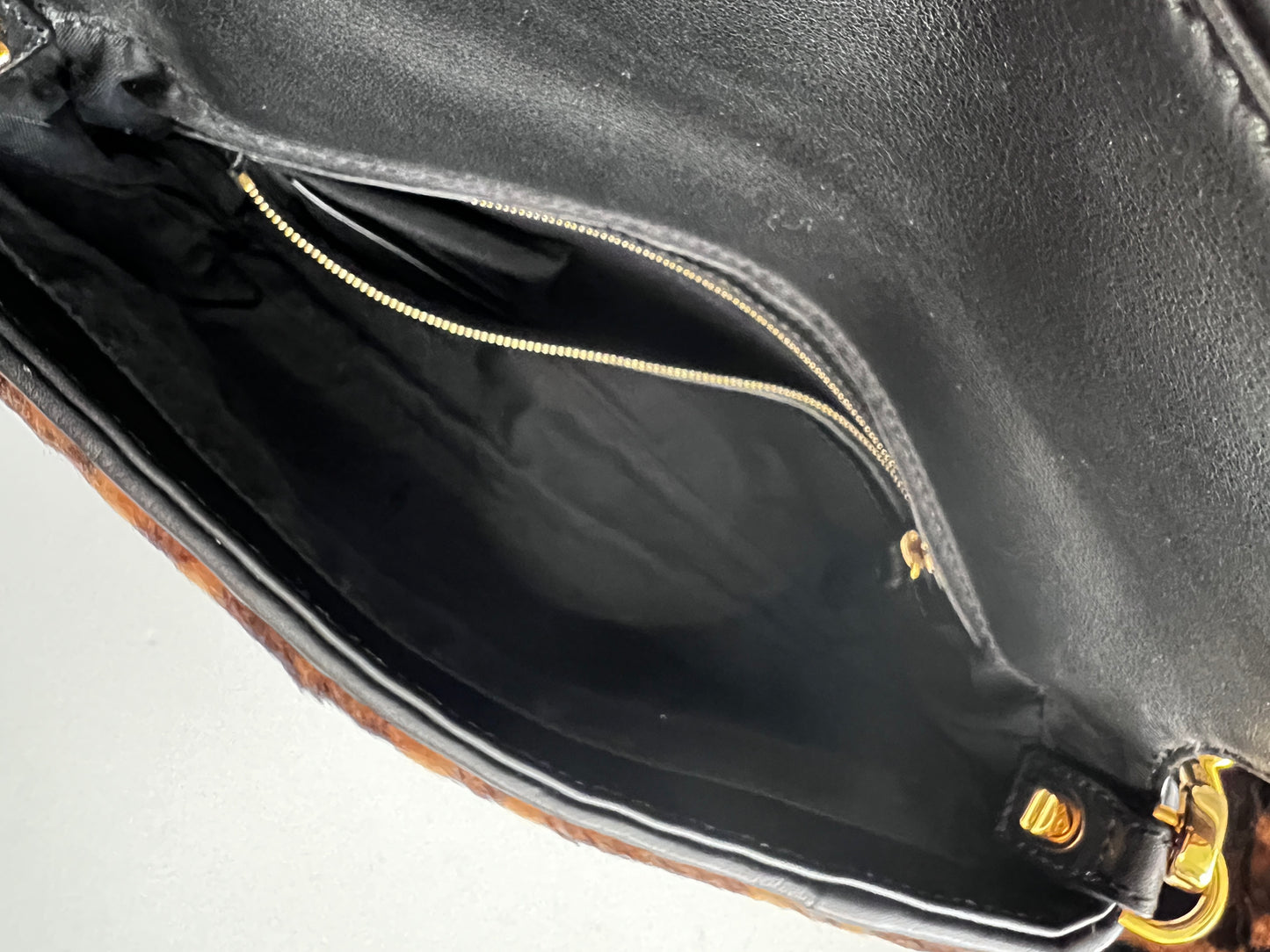 Fendi FF shearling baguette(old style)
