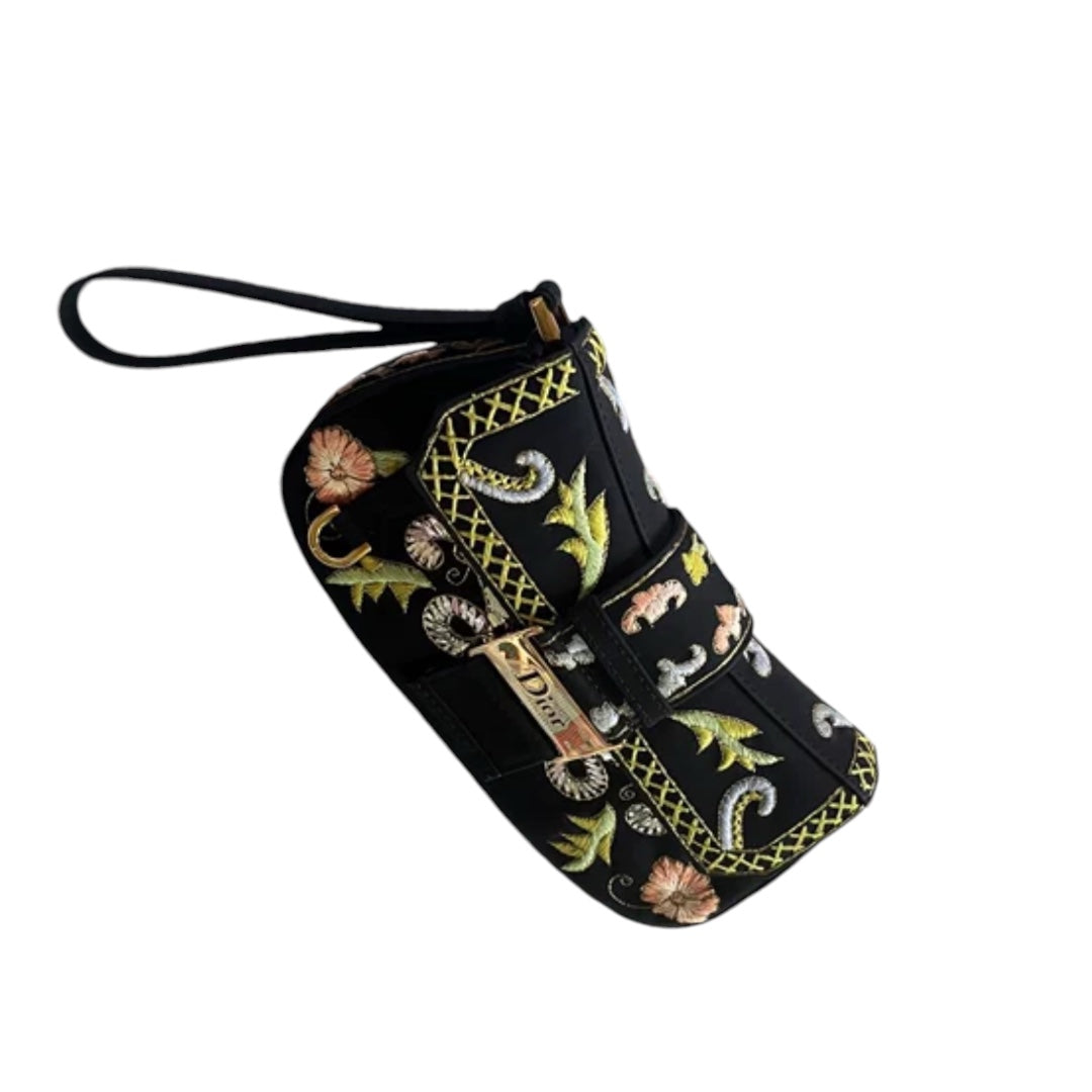 Pre-Owned Dior limited edition embroidered clutch