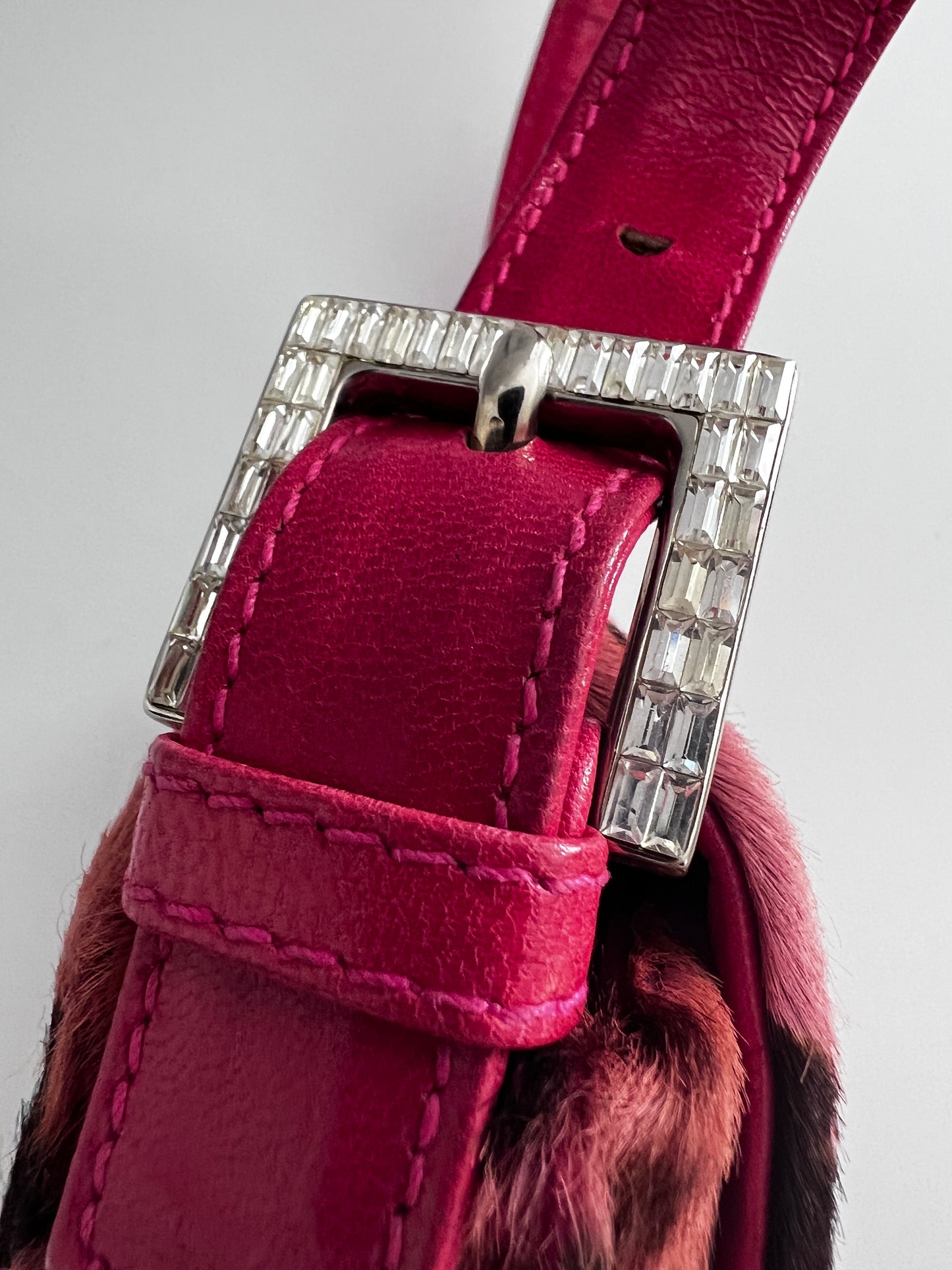 Fendi Cheetah pony hair mini bag