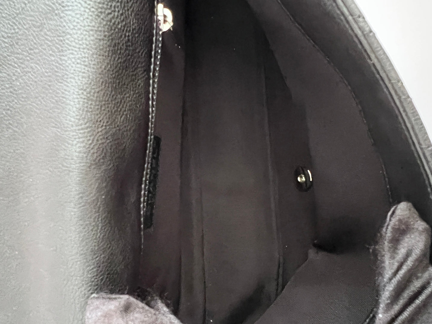 Chanel Stud Wars CC Flap Bag Chevron Calskin
