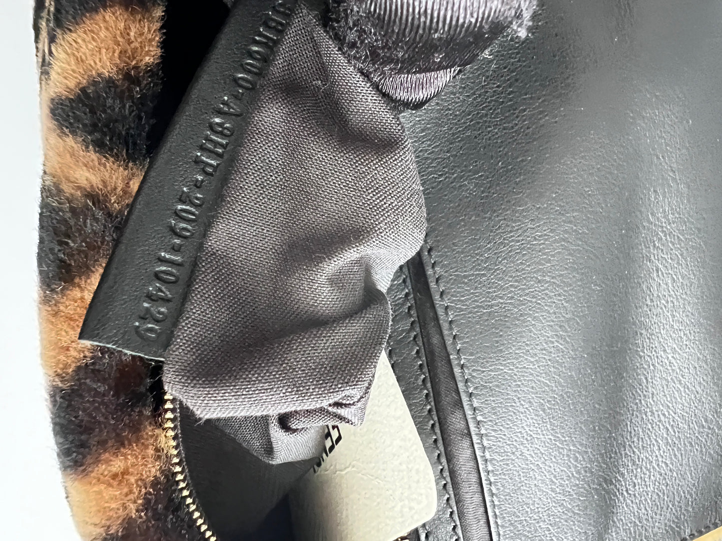 Fendi FF shearling baguette(old style)