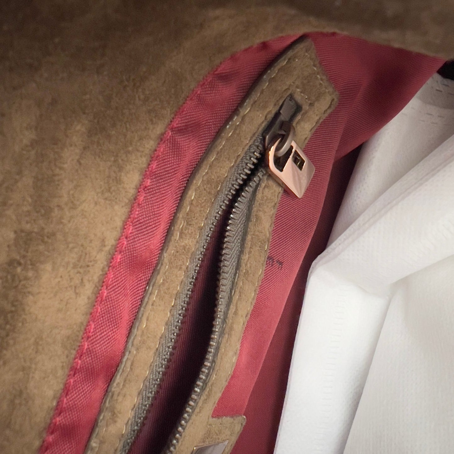 Vintage Fendi XL Suede Baguette