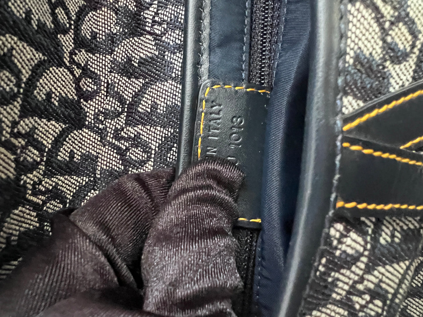 Vintage Dior Blue Diorissmo saddle bag