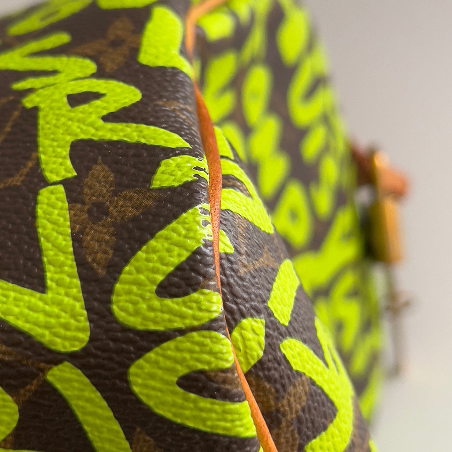 Louis Vuitton Monogram Green Graffiti Speedy 30