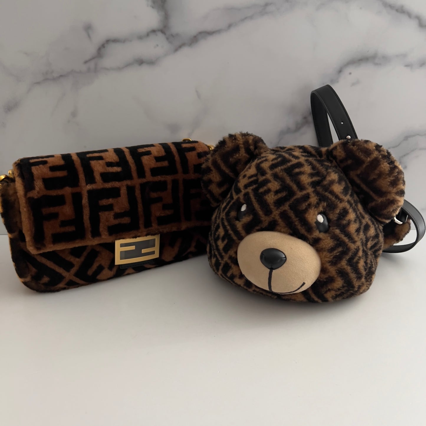 Fendi Shearling Cuty Bear Bag