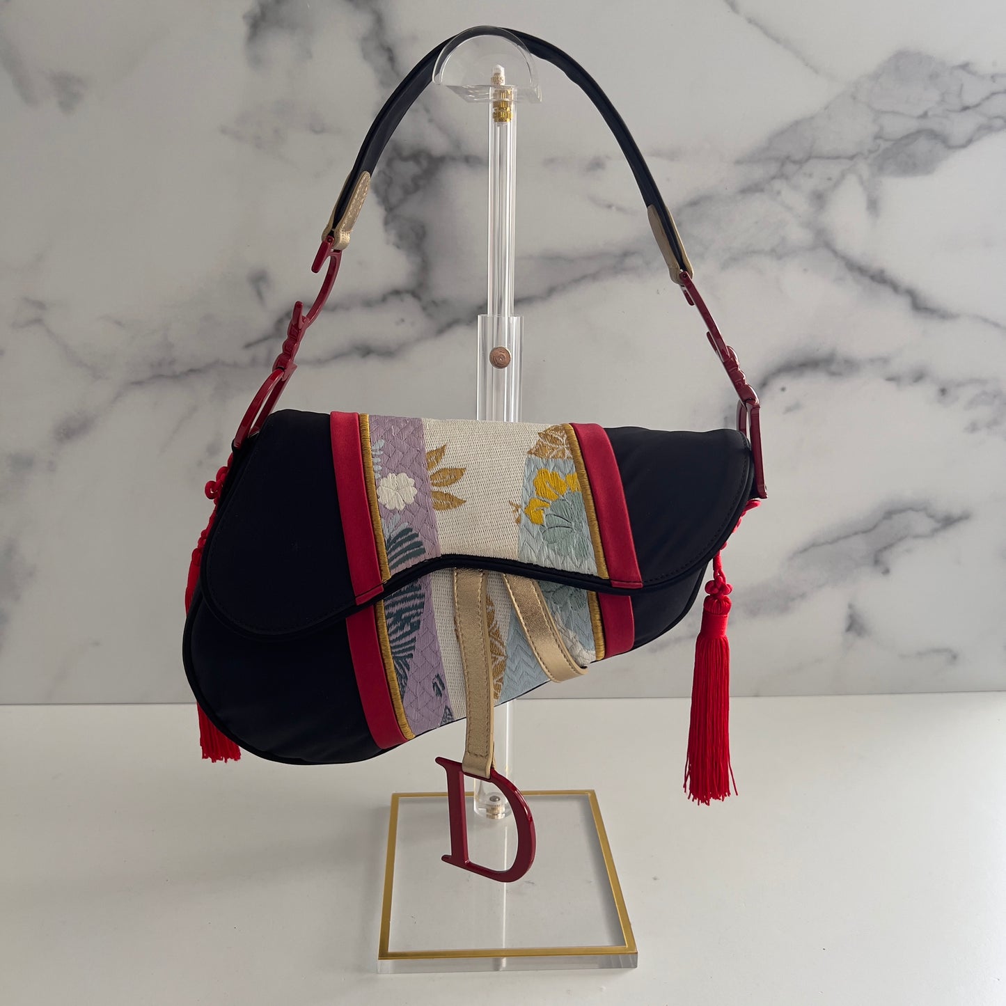 Vintage Dior Japanese Saddle Bag