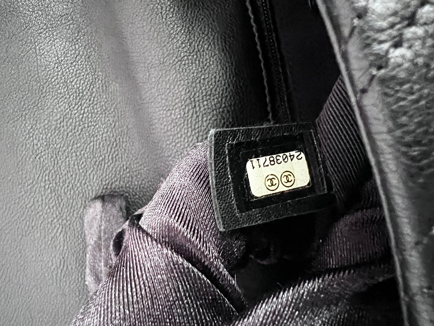 Chanel Stud Wars CC Flap Bag Chevron Calskin