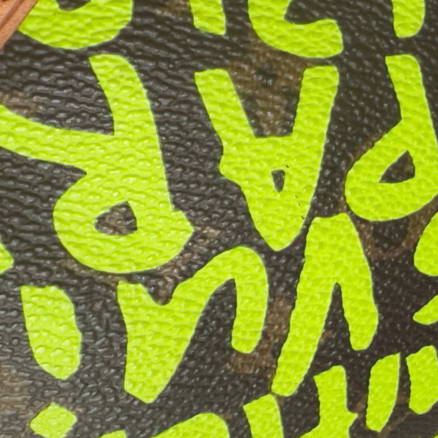 Louis Vuitton Monogram Green Graffiti Speedy 30
