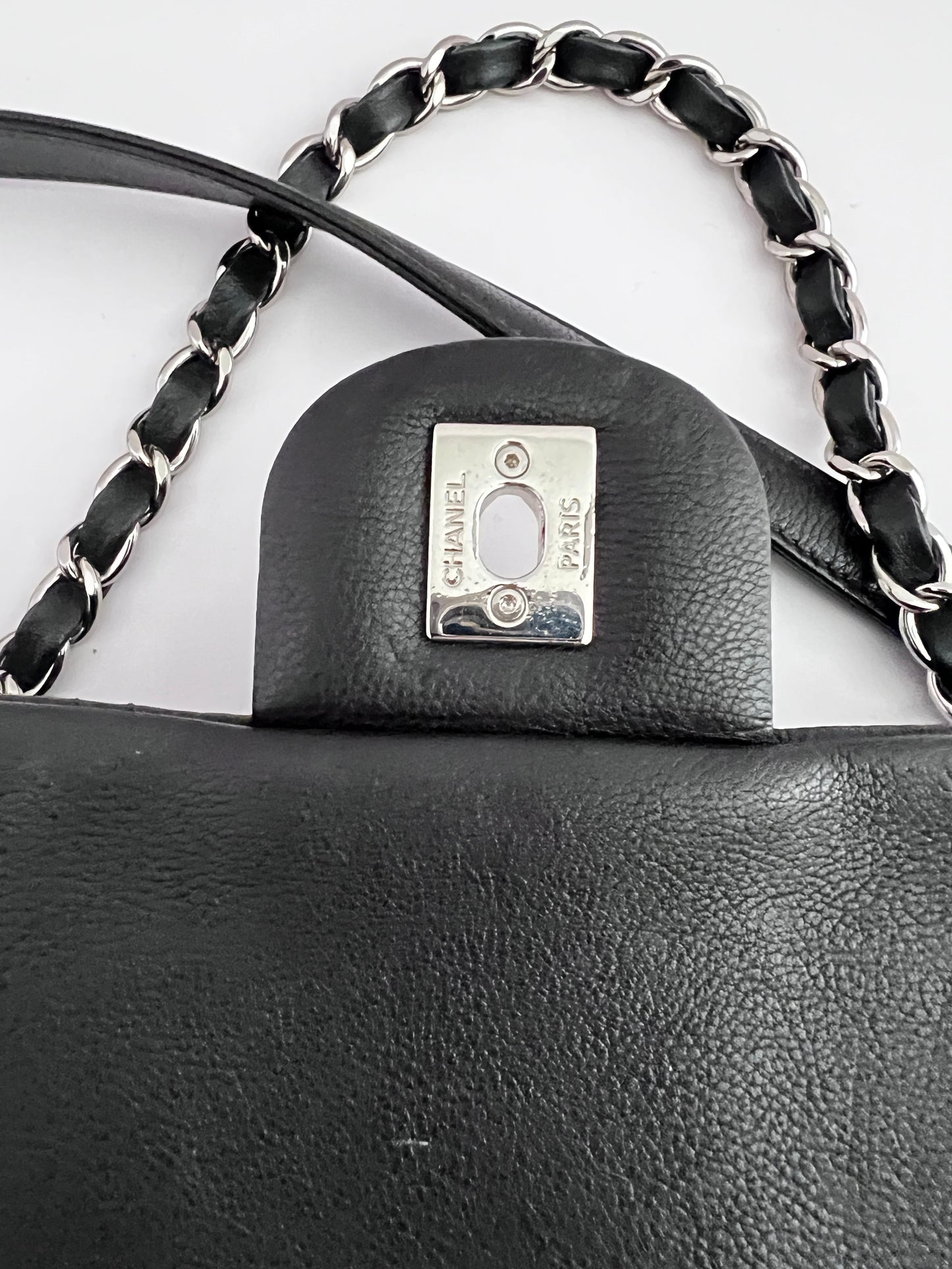 Chanel Stud Wars CC Flap Bag Chevron Calskin