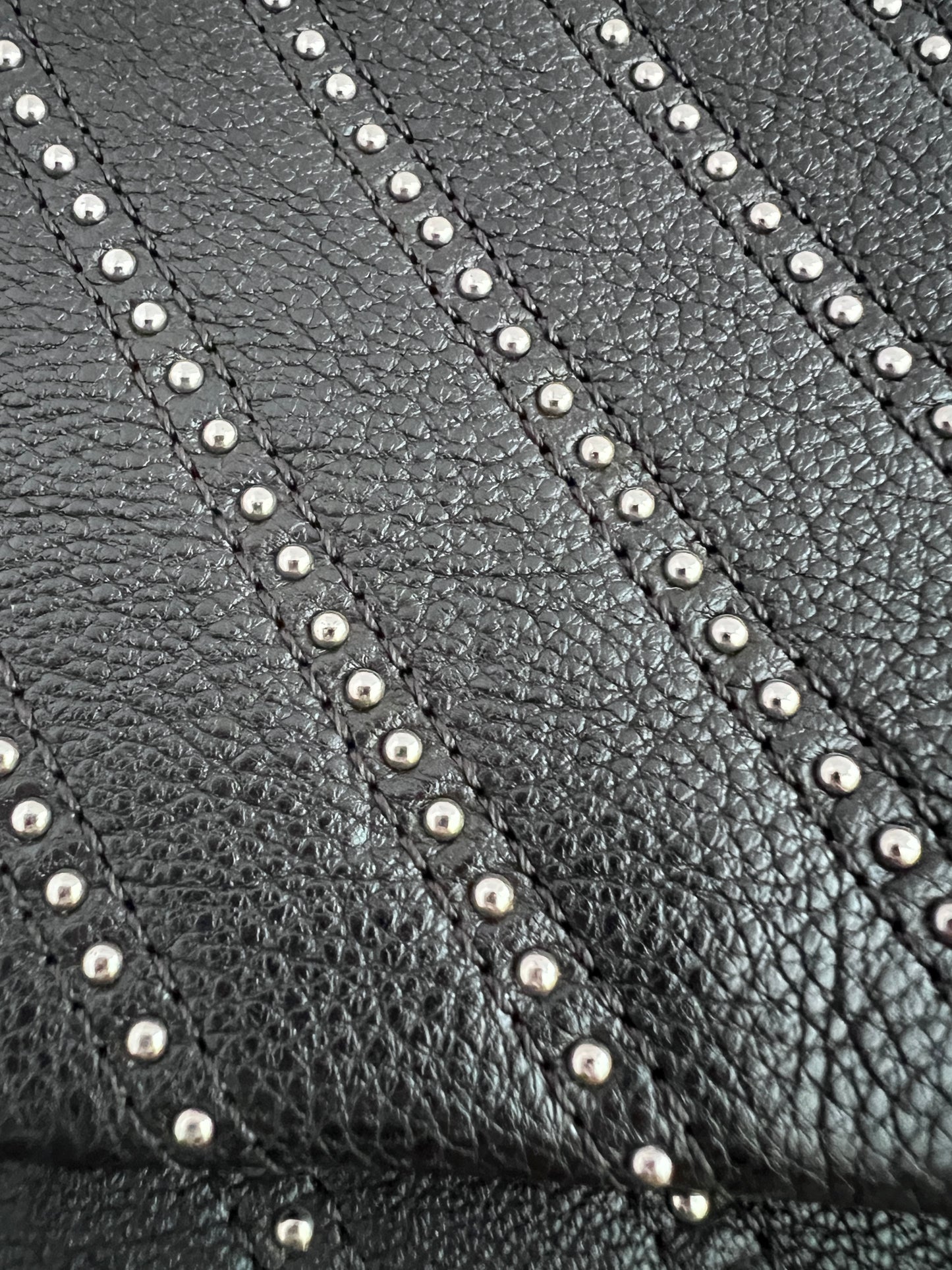 Chanel Stud Wars CC Flap Bag Chevron Calskin