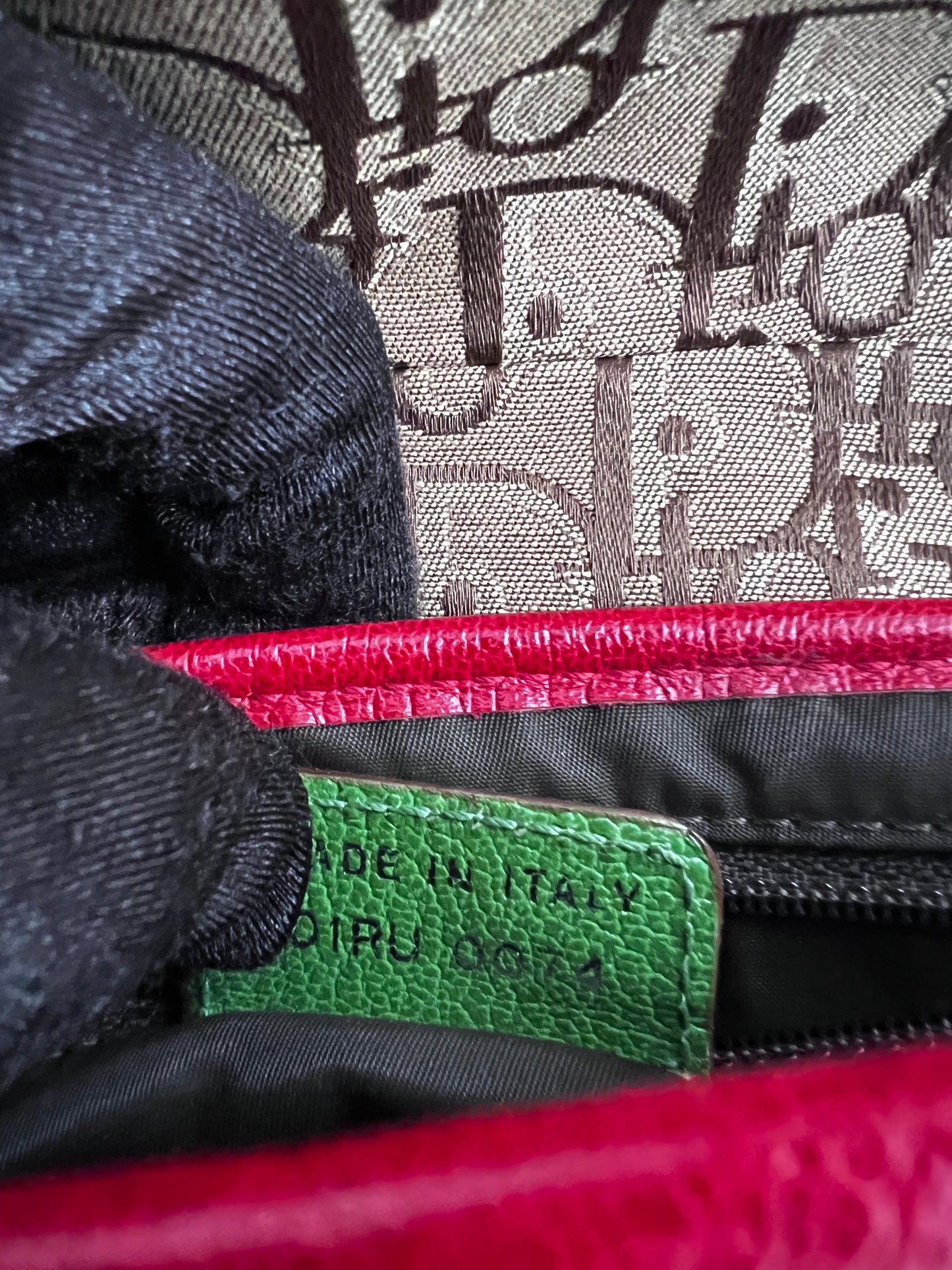 Dior Rasta saddle bag