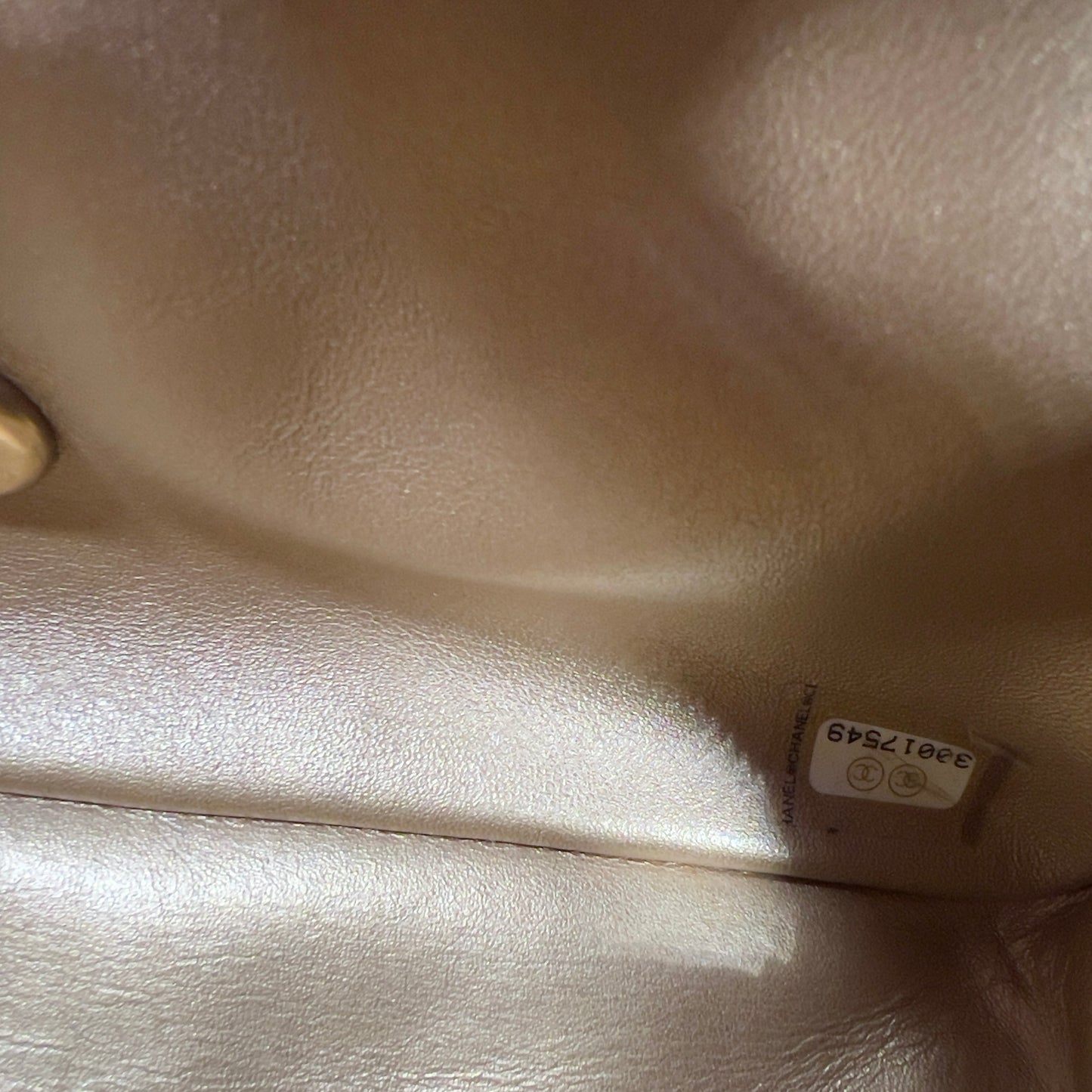 Chanel Dark Pink Lambskin Quilted Mini Rectangular Crush Flap Bag