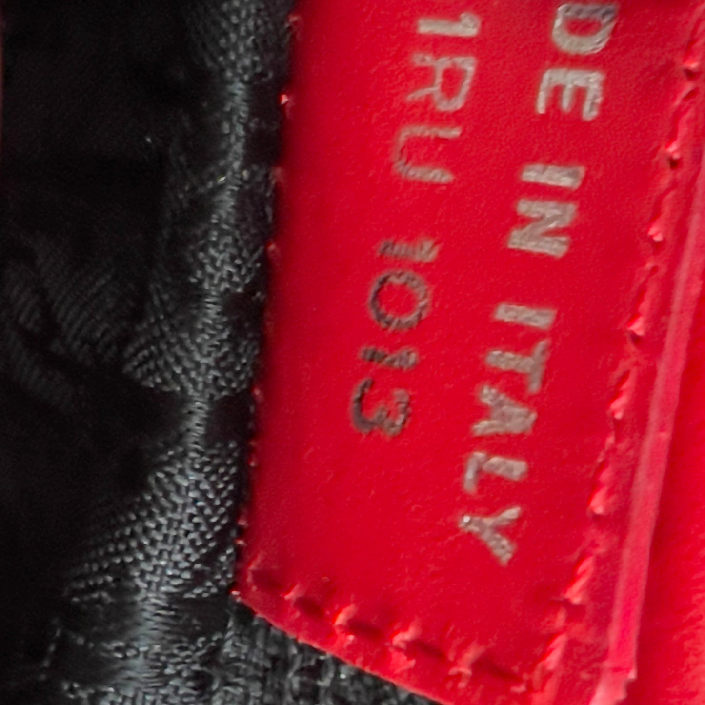 Vintage Christian Dior Red Dior Mania Saddle Bag