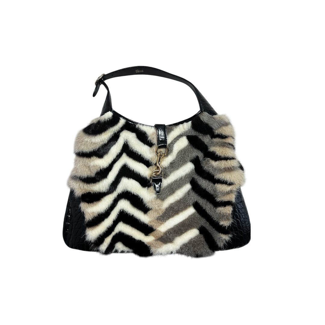 Vintage Gucci mink Crocodile big Jackie bag