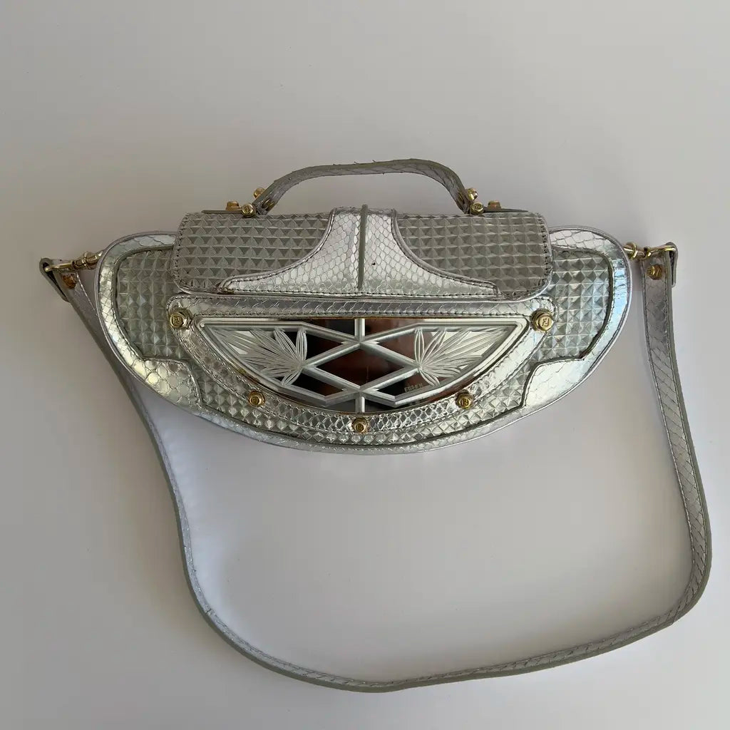 Fendi Vanity Mirror Clutch