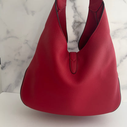 Gucci Red Soft Hobo Bag Big Size