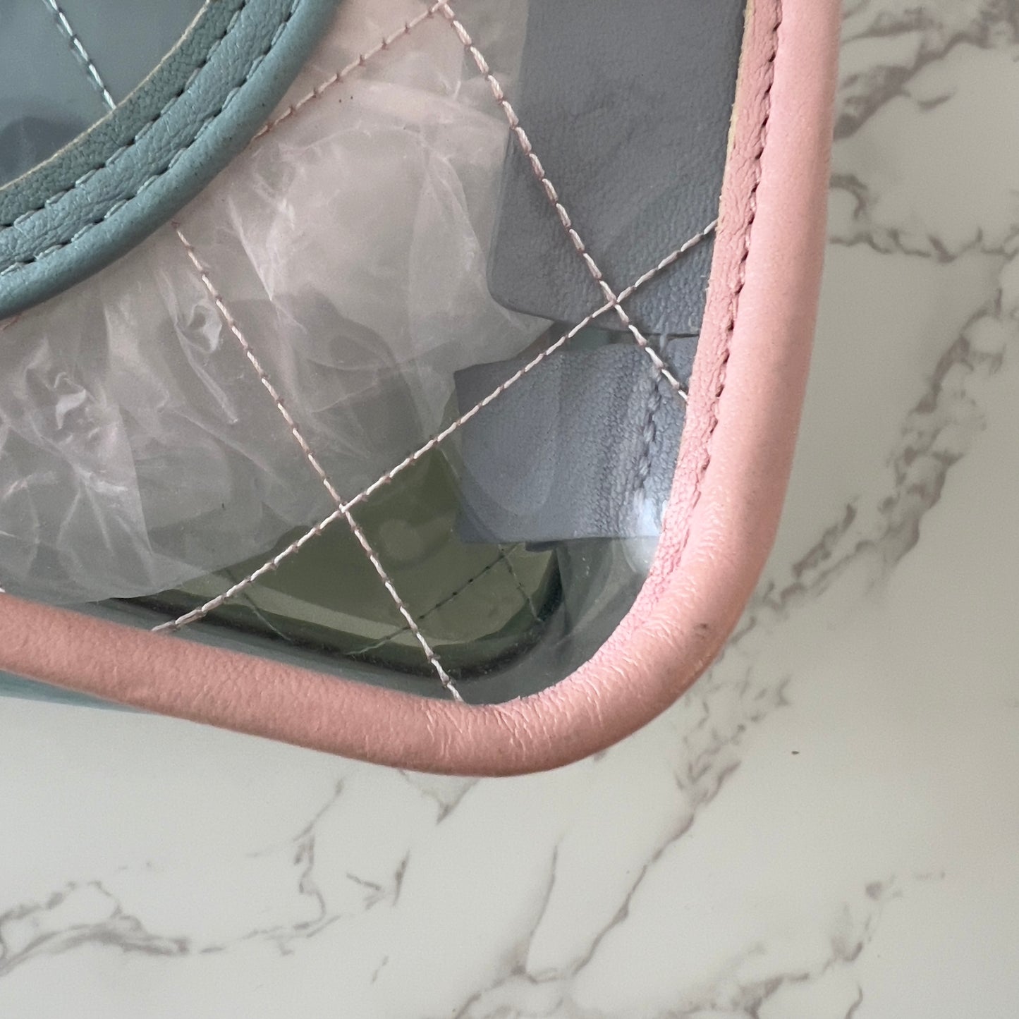 Chanel 18S Coco Splash Pastel Rainbow PVC Medium Flap Bag