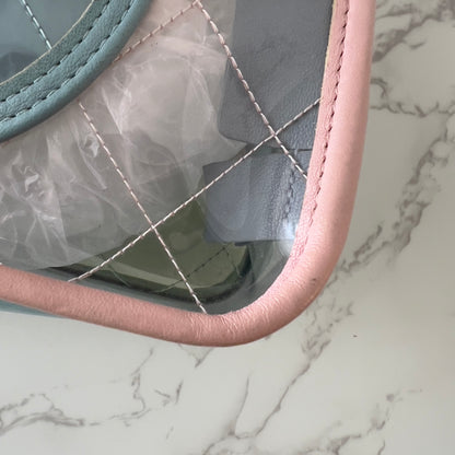 Chanel 18S Coco Splash Pastel Rainbow PVC Medium Flap Bag