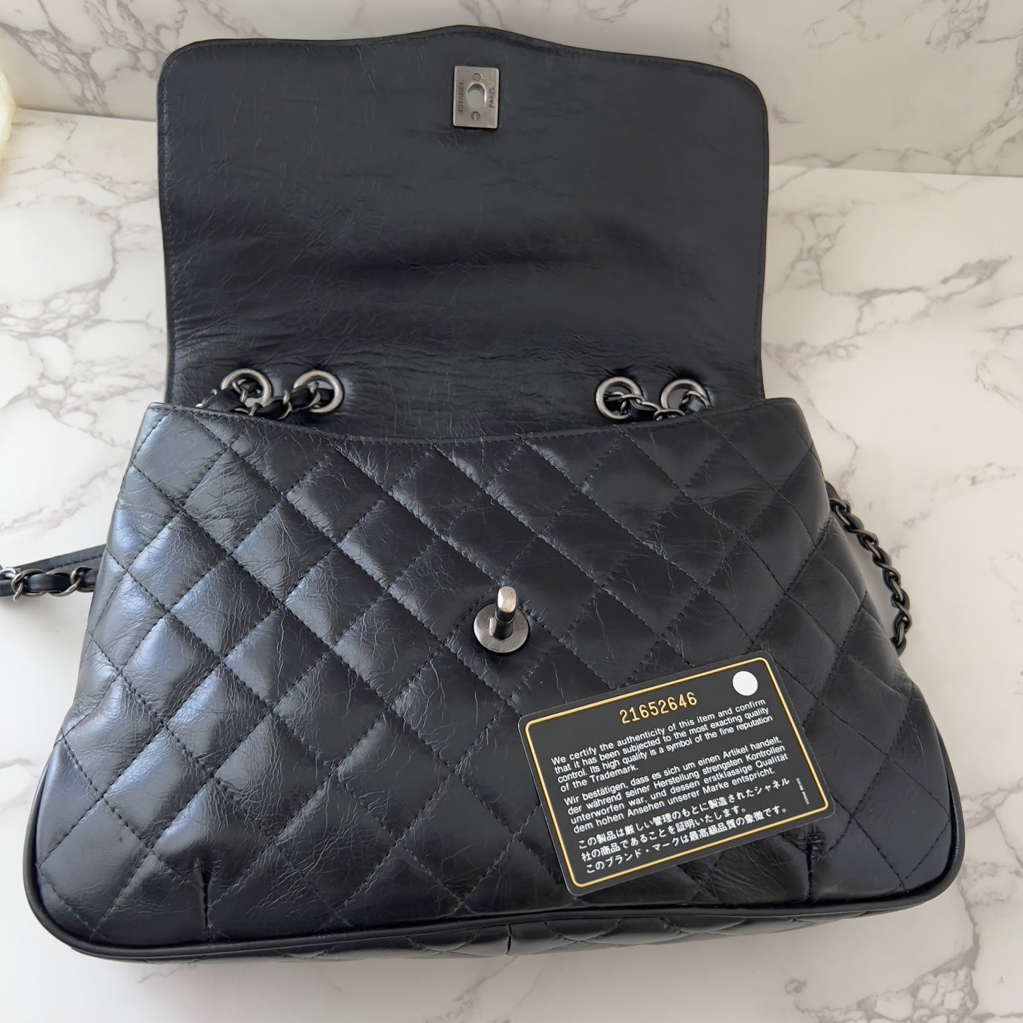 Chanel Daily Supple Flap Bag Quilted calfskin bag