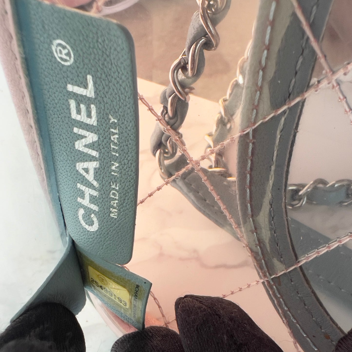 Chanel 18S Coco Splash Pastel Rainbow PVC Medium Flap Bag