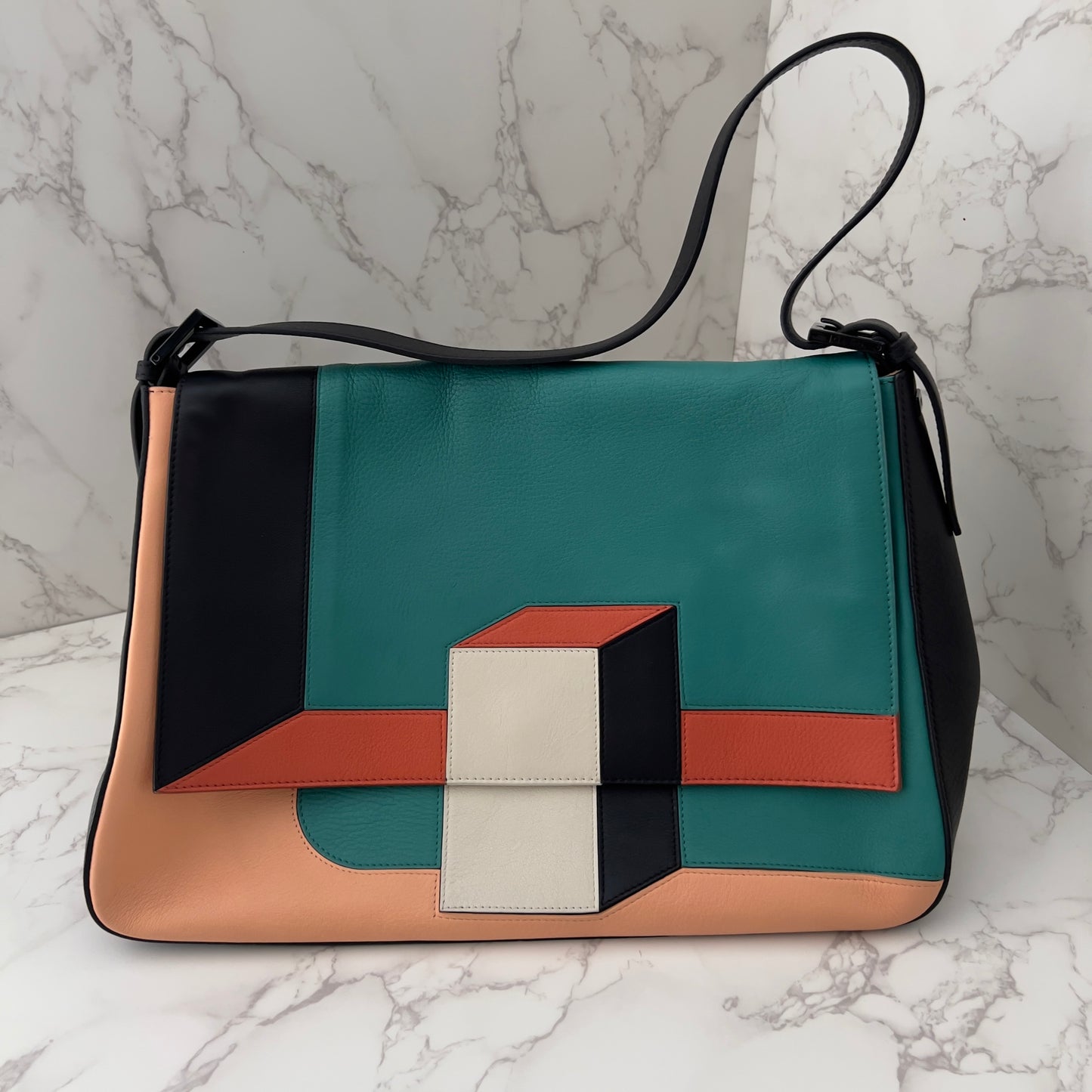 Fendi 3D Leather Mamma Baguette