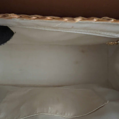 Vintage Chanel Wicker Shoulder Bag