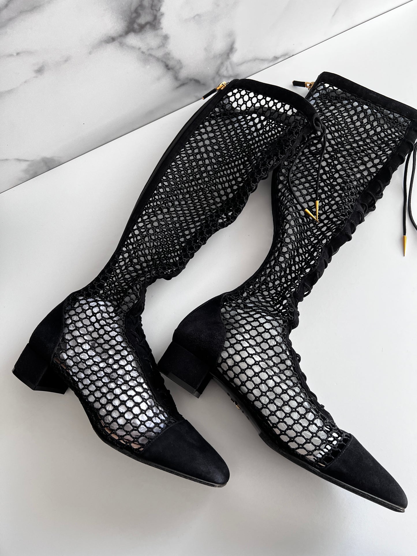 Dior black boots