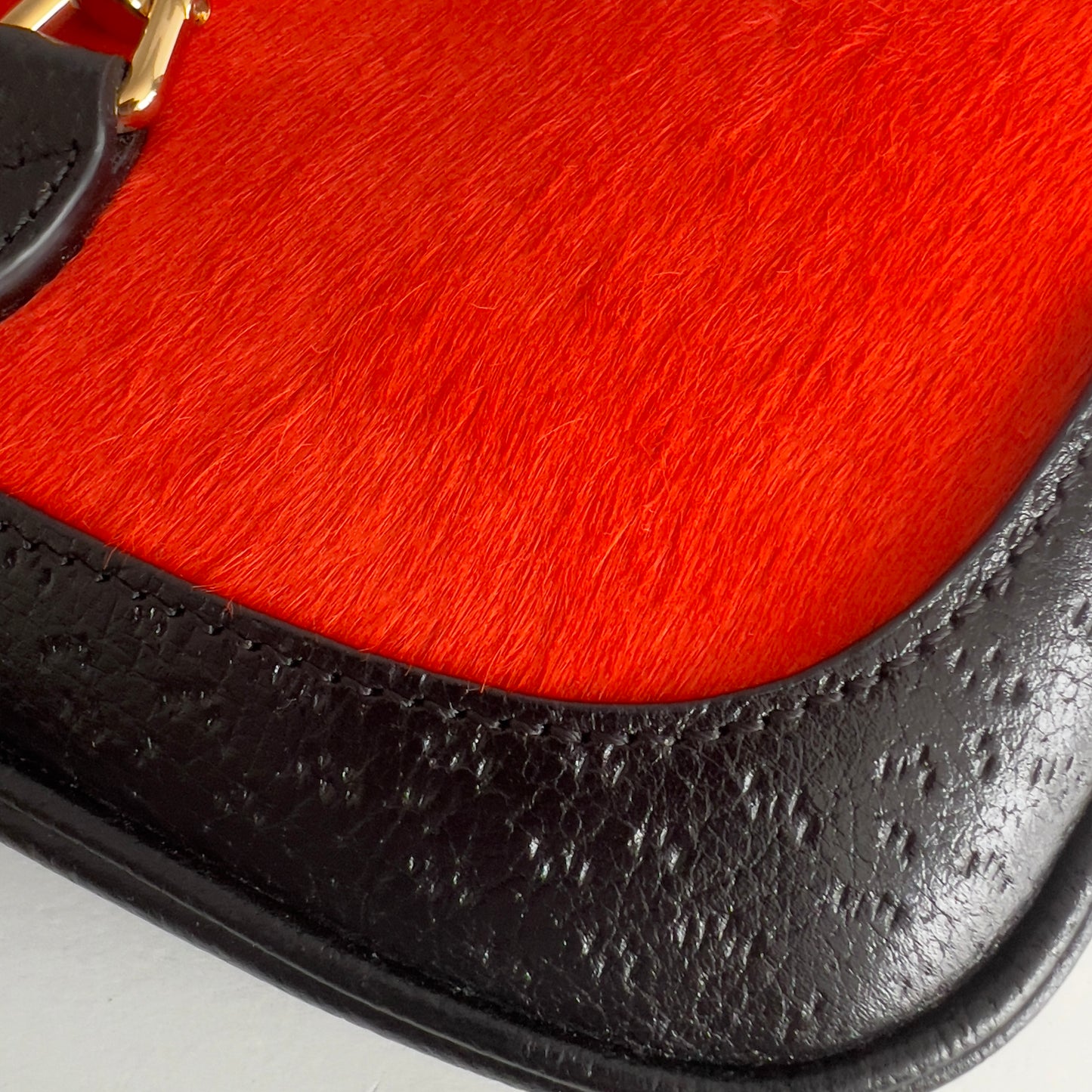 Gucci Mini Calf Hair Jackie 1961 orange