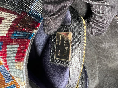 Fendi colorful FF beaded baguette