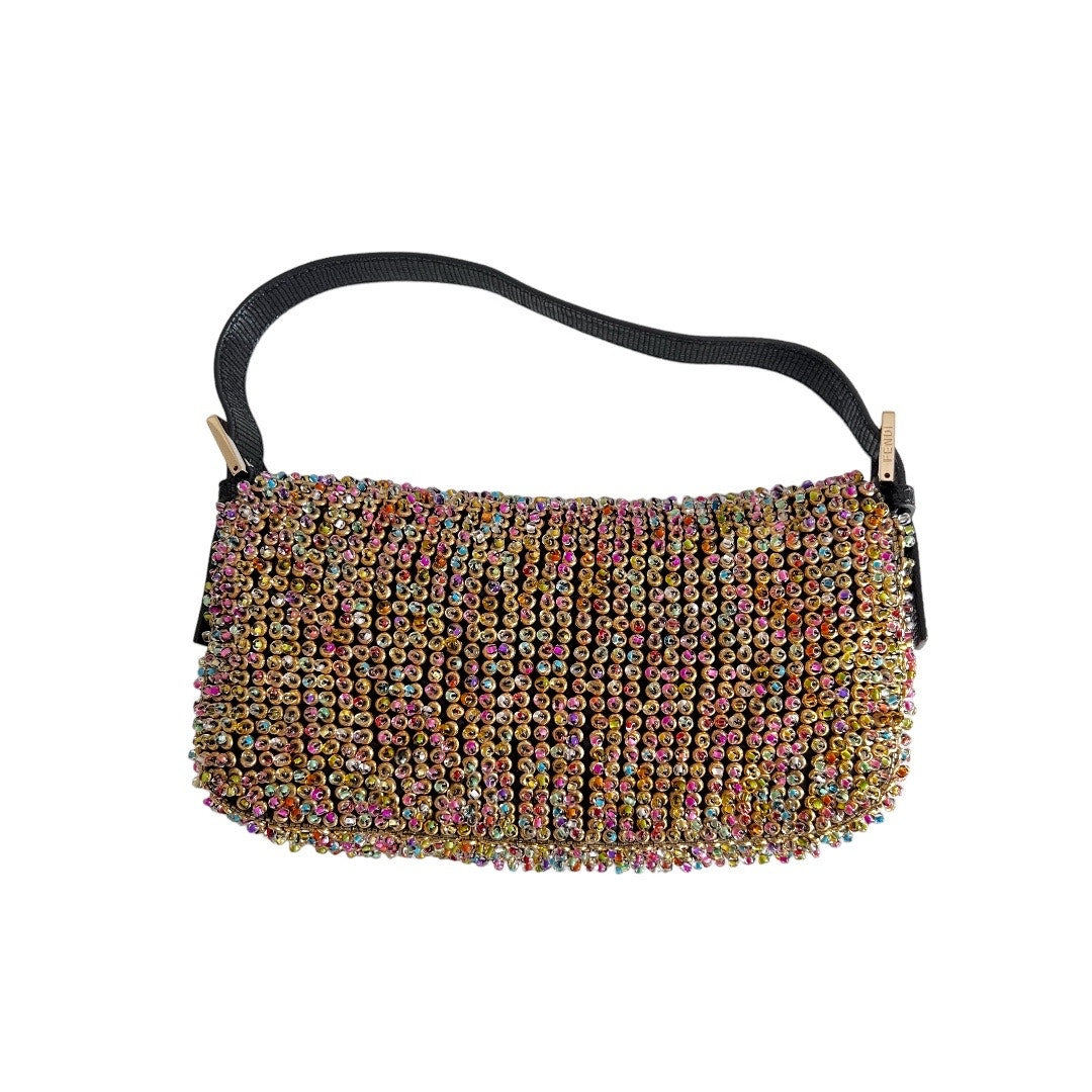 Fendi limited-edition multi color beaded baguette