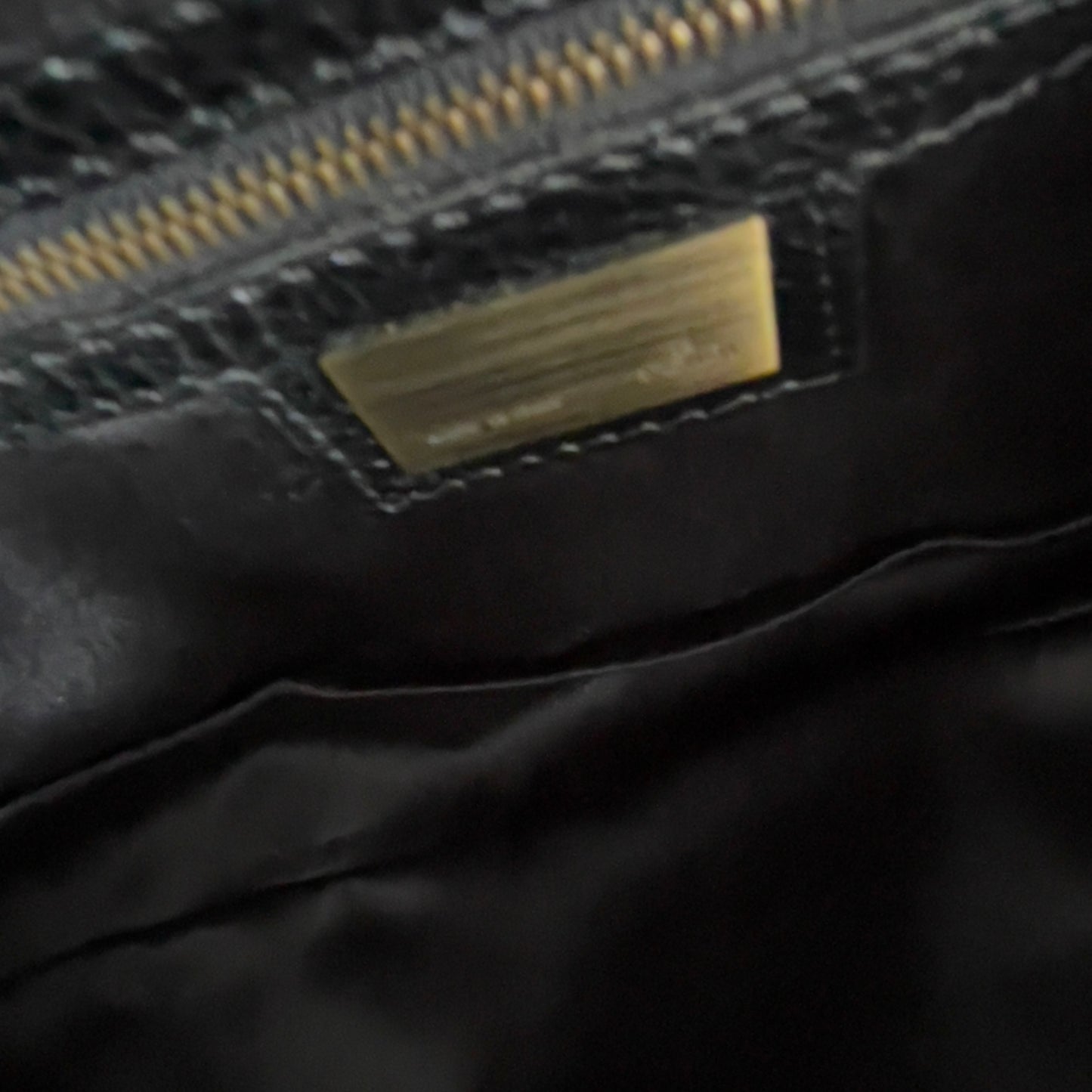 Vintage Fendi Deep Jungle Beaded Embroidery Baguette