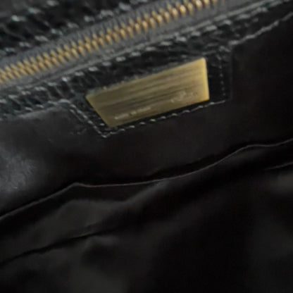 Vintage Fendi Deep Jungle Beaded Embroidery Baguette