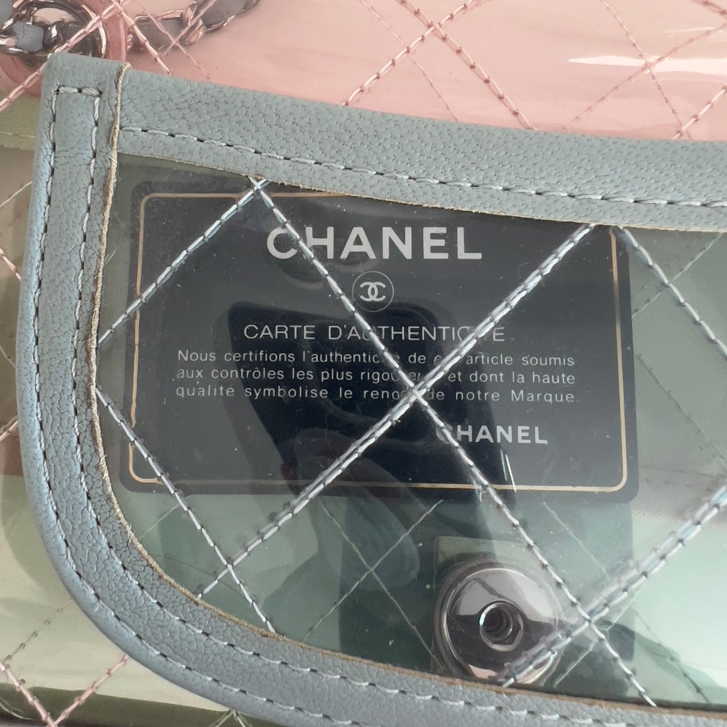 Chanel Coco Splash PVC Mini Rectangular Flap Bag