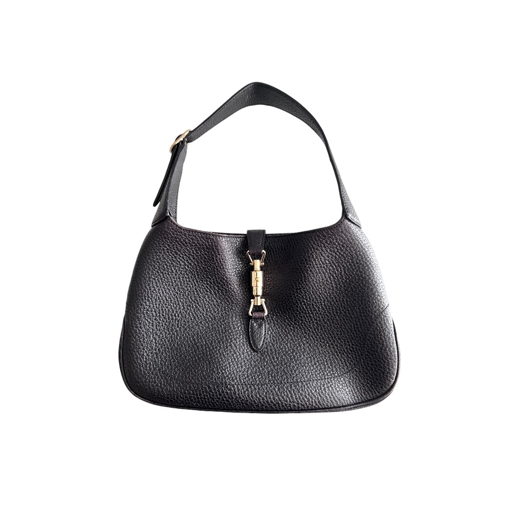 Gucci grain leather black small size Jackie 1961