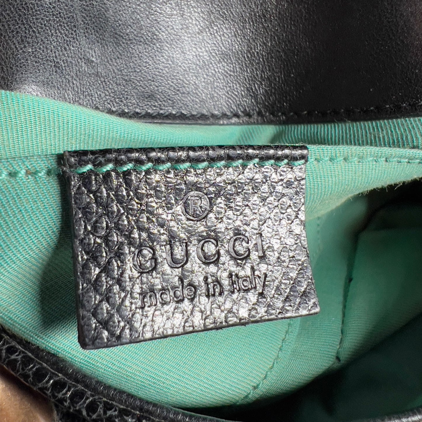 Vintage Tom Ford GUCCI Raffia Embroidered Horsebit Chain Bag