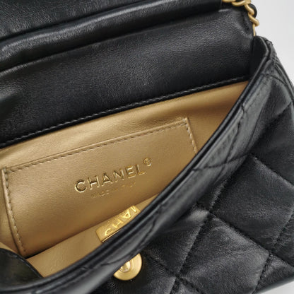 Flap Bag Lambskin CC turn-lock