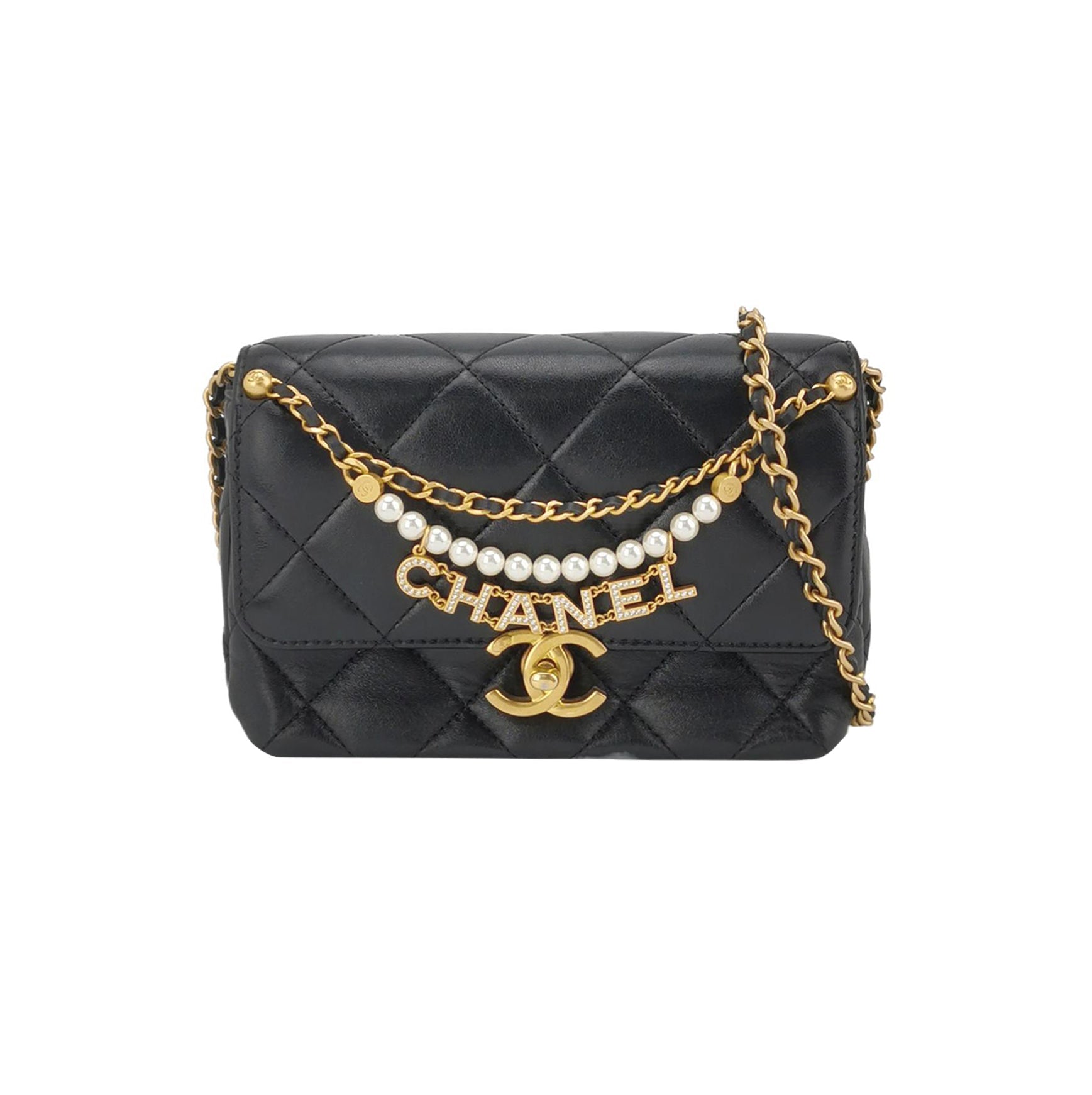 Flap Bag Lambskin CC turn-lock