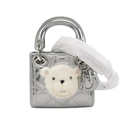 Lady Dior Patent leather Logo