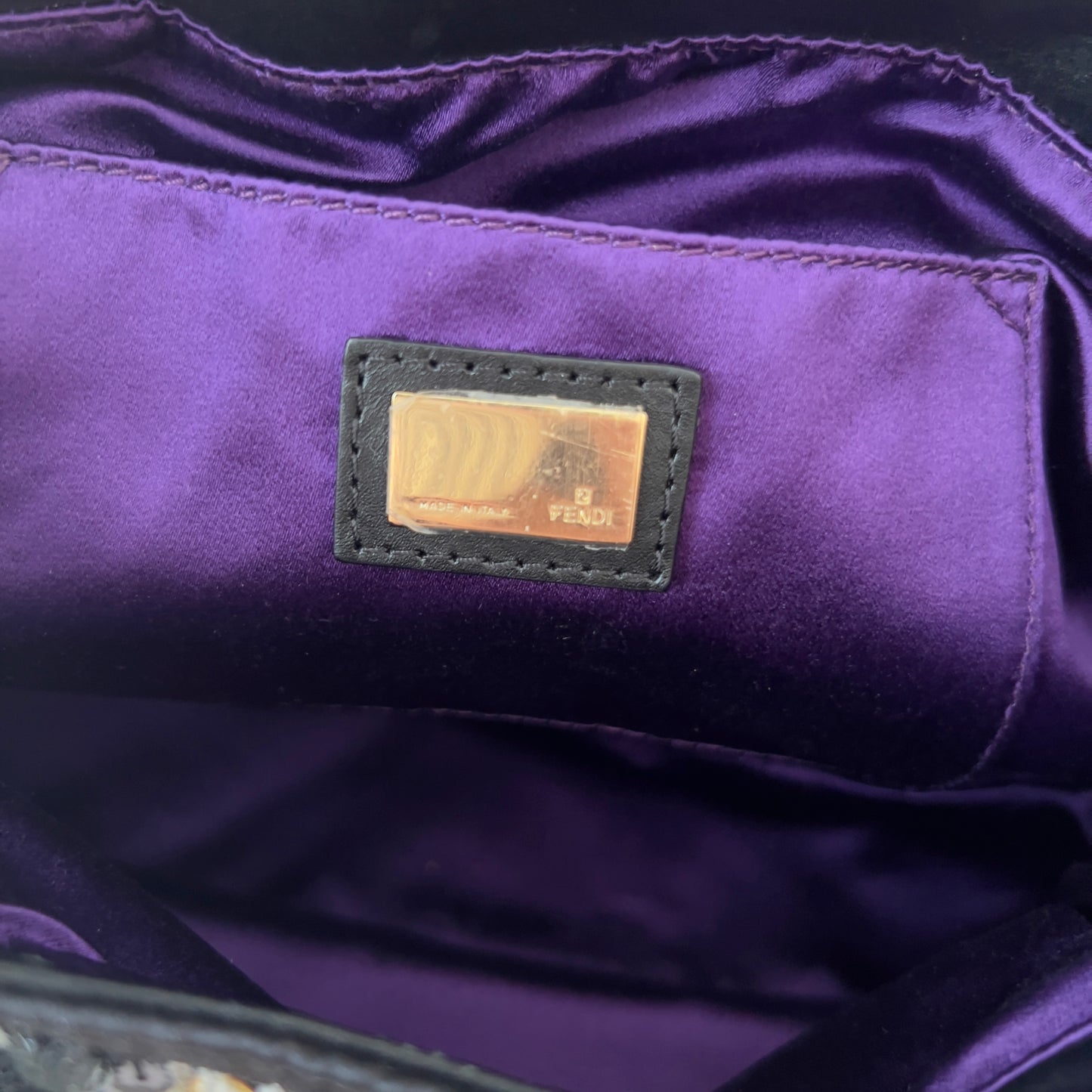 Fendi Sequin Spy Handle Bag