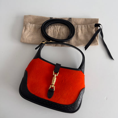 Gucci Mini Calf Hair Jackie 1961 orange