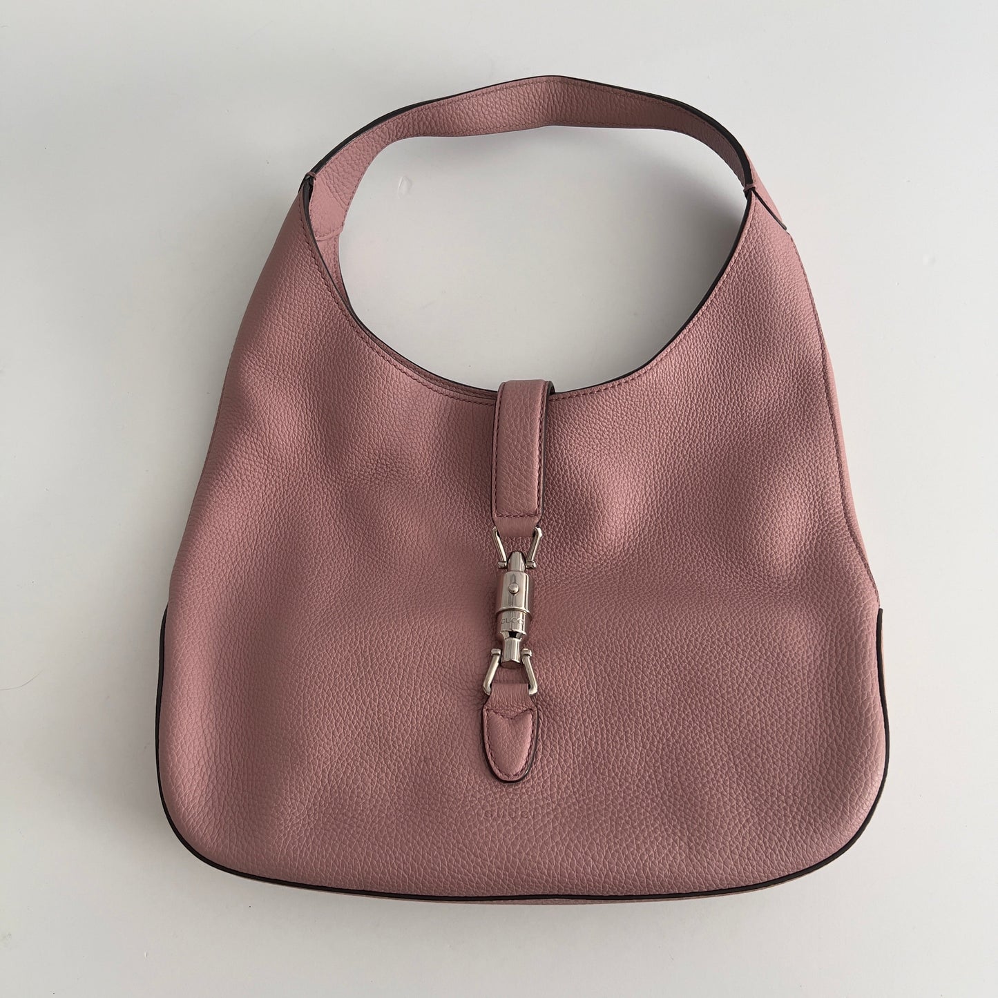 Gucci Grained Pink Hobo Small size