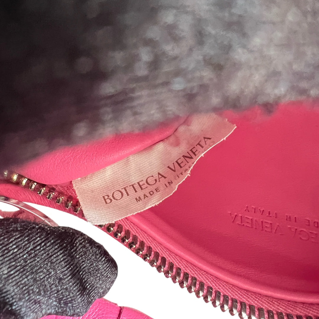 Bottega Veneta hot pink Intrecciato mini Jodie